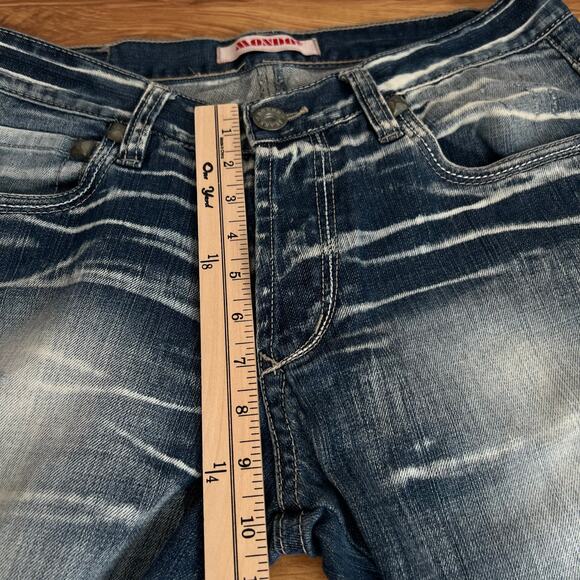 Mondo Red Dragon Embroidered Distressed Relax Fit Jeans Men Size 36 - Picture 13 of 13